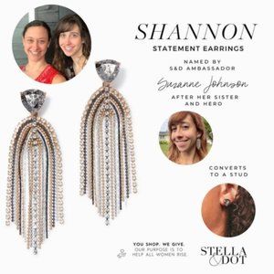 Stella & Dot Shannon Statement Earrings